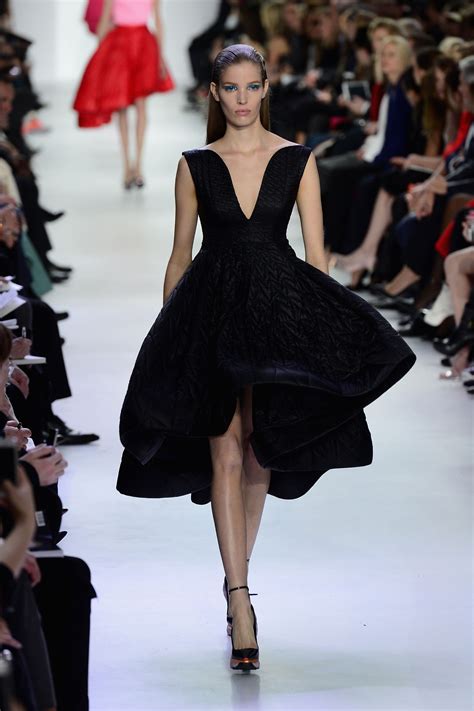 christian Dior runway dresses